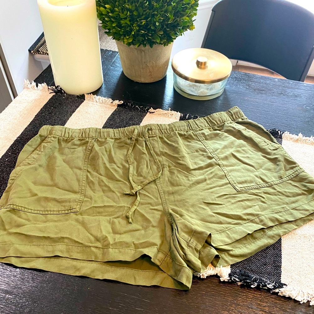 GAP Drawstring Shorts Green Size XXL NWOT